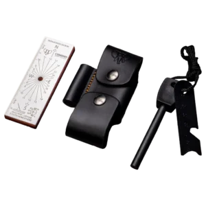 Cudeman Leather Loop and Kit - Orange Stitching