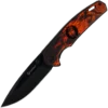 Oakleaf Folder - Black Blade, Orange Camo