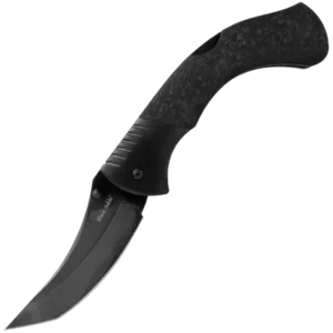 Cold Steel 60 Series Black Sable Lockback Knife - Black Carbon Fiber