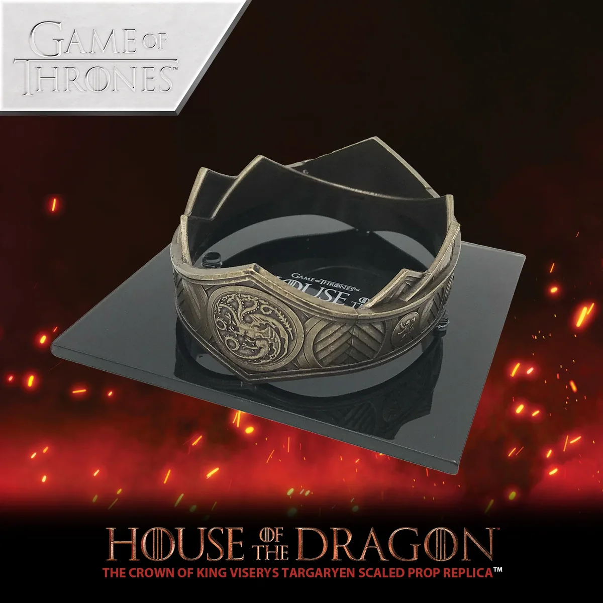Factory Entertainment House Of The Dragon - The Crown Of King Viserys Targaryen Scaled Prop Replica - Image 4