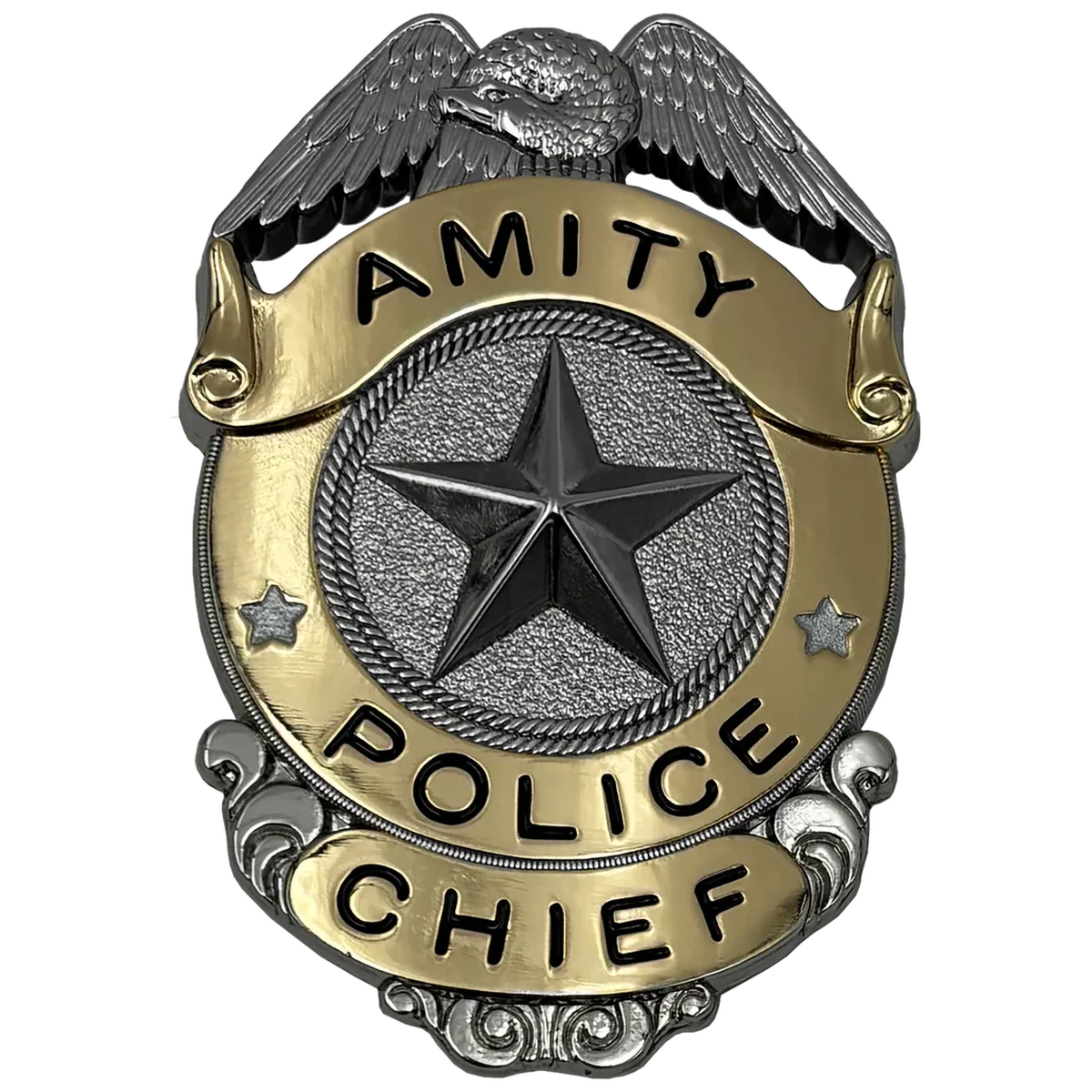 Factory Entertainment Jaws - Amity Island Police Chief Badge And Patch Limited Edition Prop Replica - Image 2