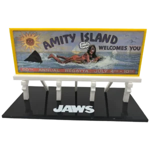 Alternative view of Factory Entertainment Jaws - Amity Island Billboard Scaled Prop Replica