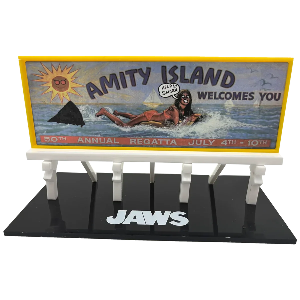 Factory Entertainment Jaws - Amity Island Billboard Scaled Prop Replica - Image 2