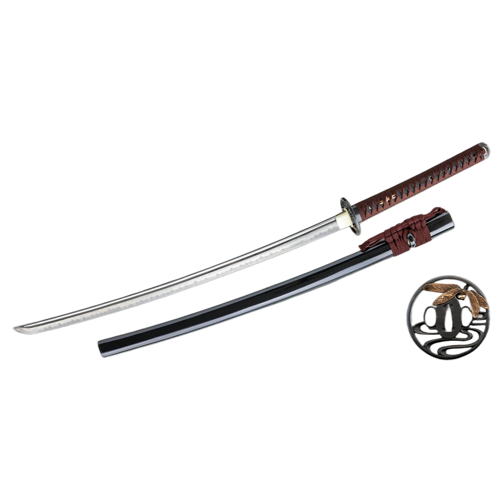 Bugei Dragonfly Katana with Bohi 28" Blade/12" Handle