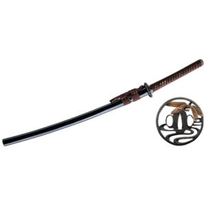Alternative view of Bugei Dragonfly Katana with Bohi 28" Blade/12" Handle