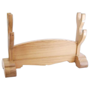 CAS Hanwei Double Sword Stand (Natural Wood)