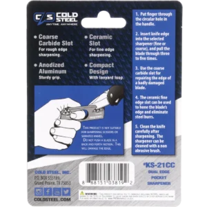 Cold Steel 2-in-1 Knife Sharpener - Image 3