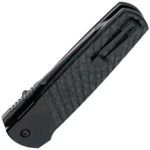Alternative view of Cold Steel 60 Series Hatamoto Liner Lock Knife - Black Carbon Fiber