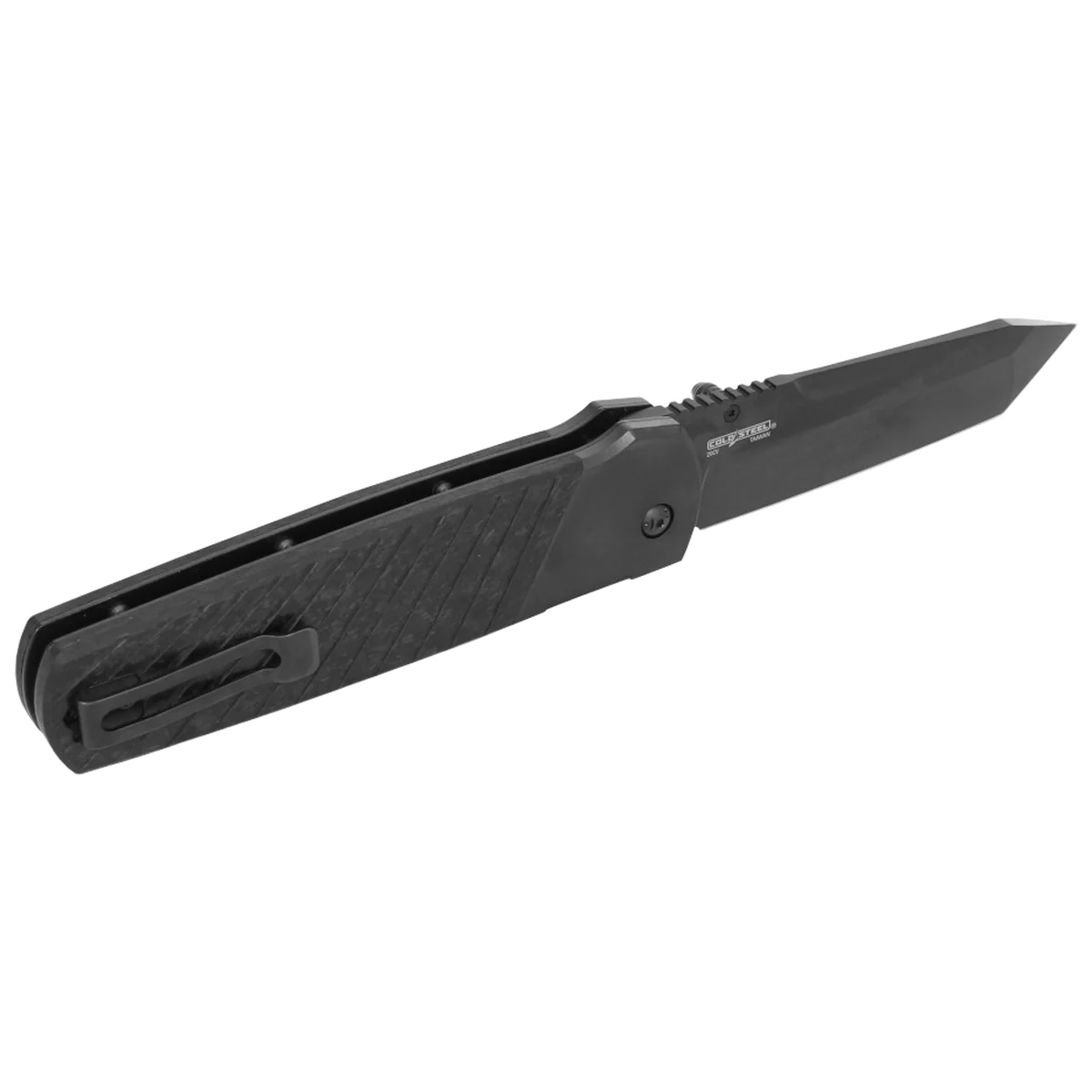 Cold Steel 60 Series Hatamoto Liner Lock Knife - Black Carbon Fiber - Image 4