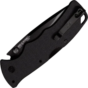 Alternative view of Cold Steel Verdict AUS10A Spear Point Black DLC Finish Black G-10 Handle