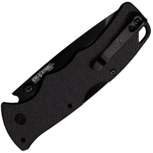 Alternative view of Cold Steel Verdict AUS10A Tanto Point Black DLC Finish Black G-10 Handle