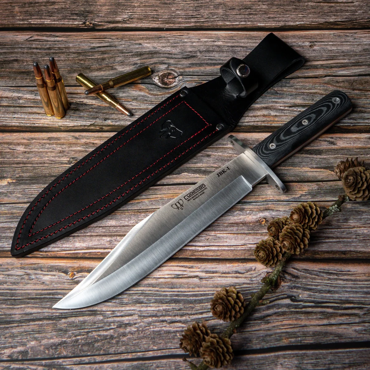 Cudeman 15" Micarta Bowie Knife 106-M - Image 3