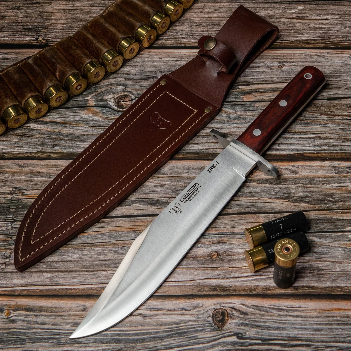Cudeman 15" Pakkawood Bowie Knife 106-R - Image 3