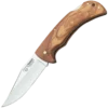 Cudeman 3.74" Clip Point Olive Wood Folding Knife
