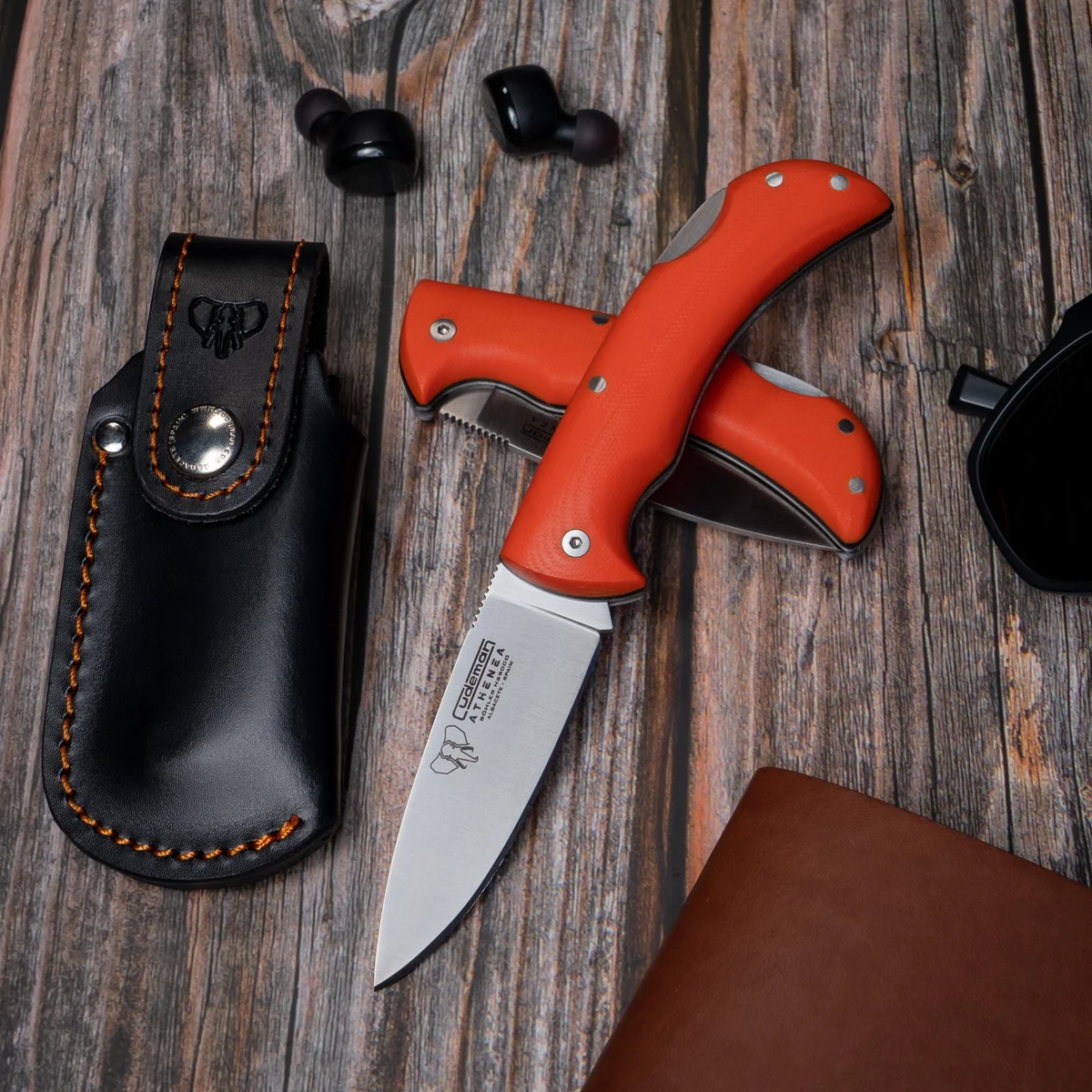 Cudeman Athenea G-10 Folding Knife with Sheath - Image 3