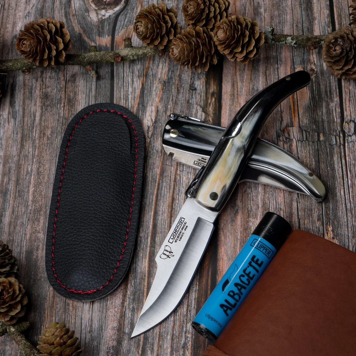 Cudeman Bull Horn Classic Folding Knife - Image 2