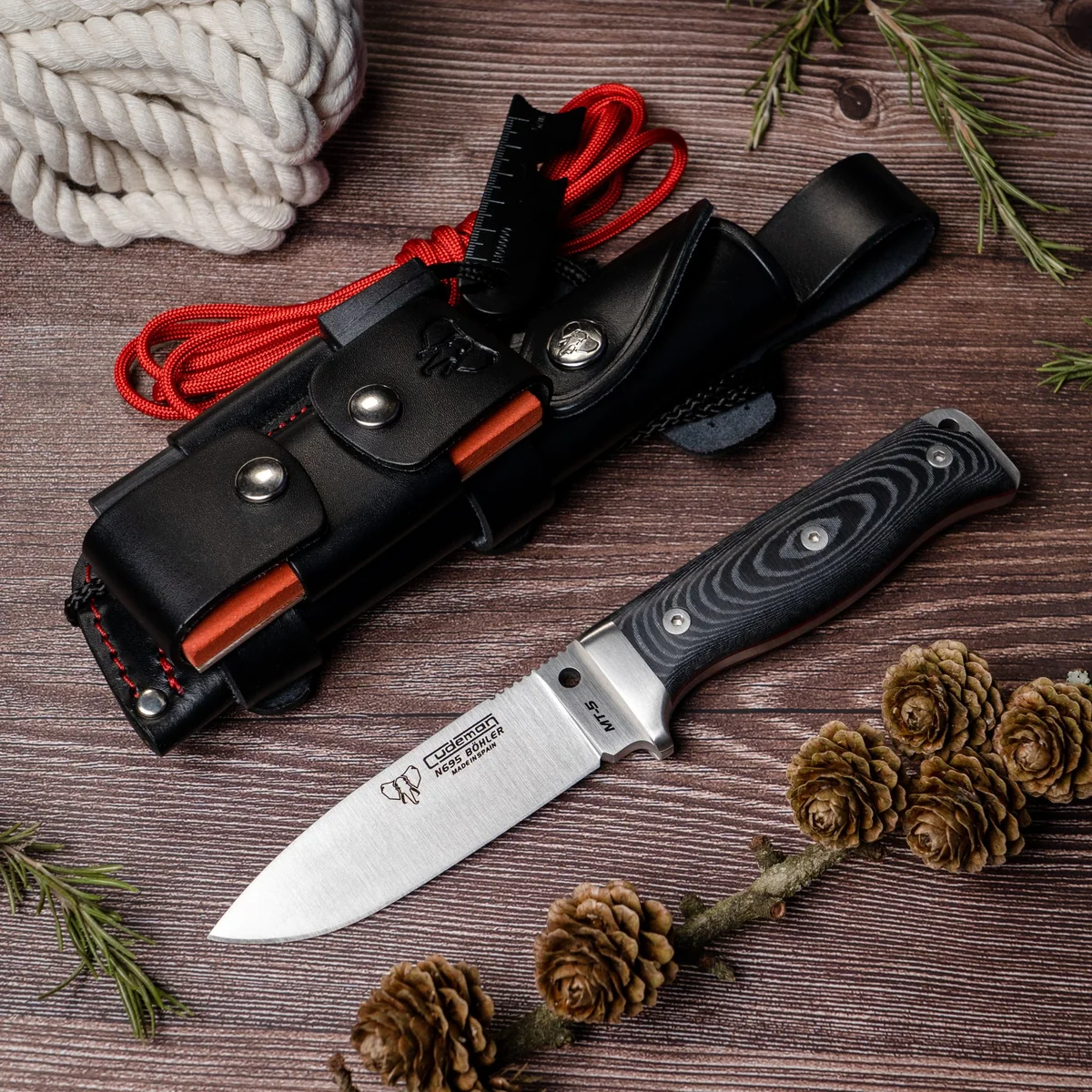 Cudeman Bushcraft MT-5 Micarta w/Kit - Image 4