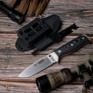 Cudeman Bushcraft MT-5 Micarta w/Kydex Sheath - Image 4