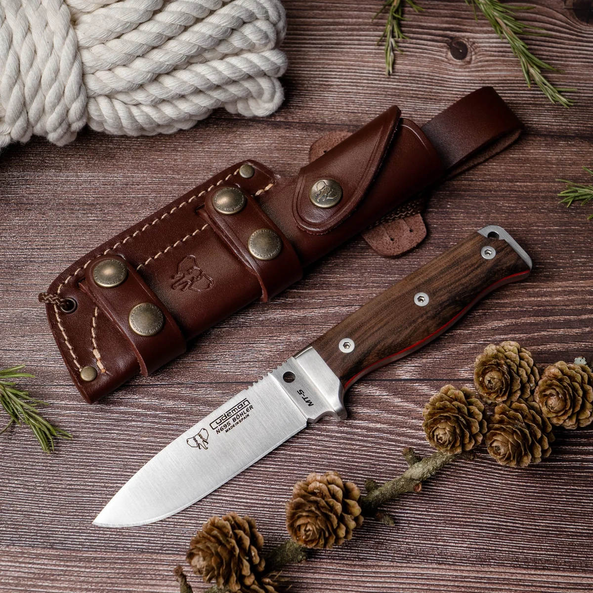 Cudeman Bushcraft MT-5 Walnut - Image 3