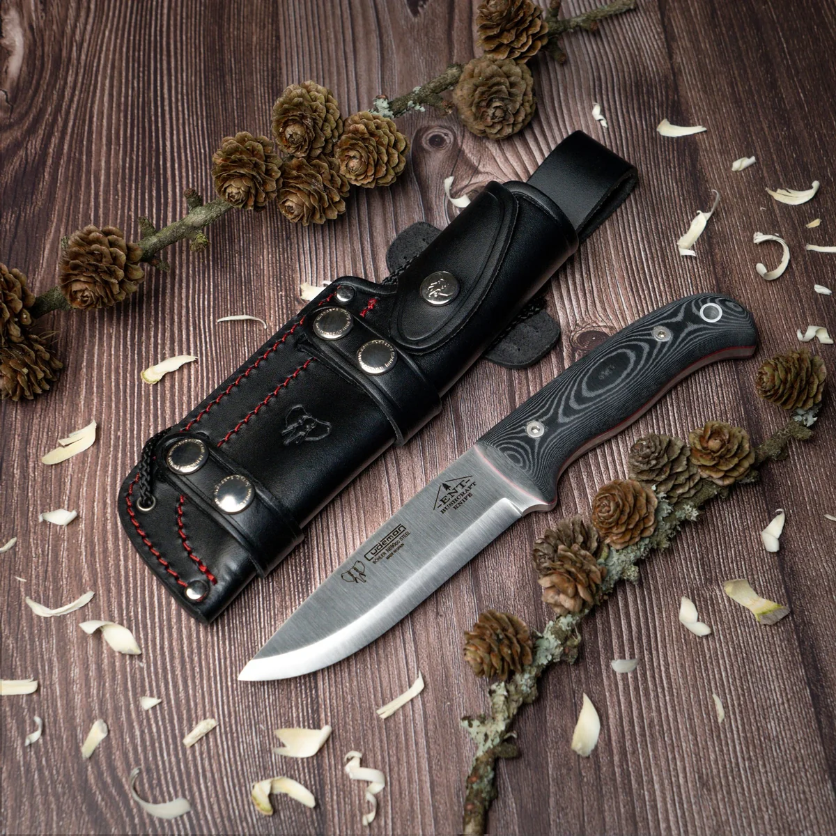 Cudeman ENT Micarta Bushcraft Knife - Image 3