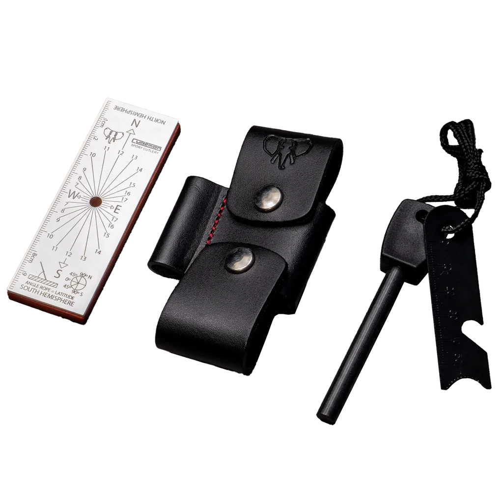 Cudeman Leather Loop and Kit - Red Stitching