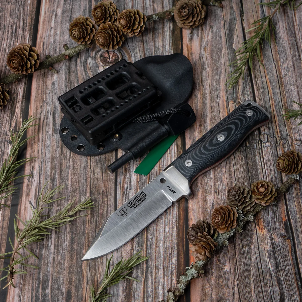 Cudeman MT-1 Survival Knife/Kydex Sheath - Image 4
