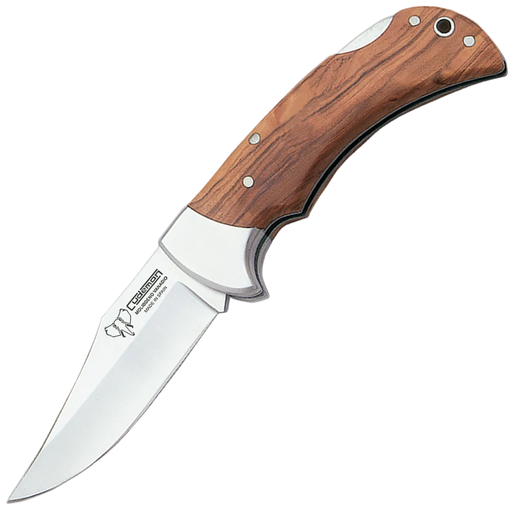 Cudeman Olive Wood Clip Point Folder
