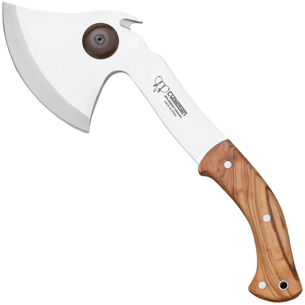 Cudeman Olive Wood Weighted Pro Hunting Axe 167-L