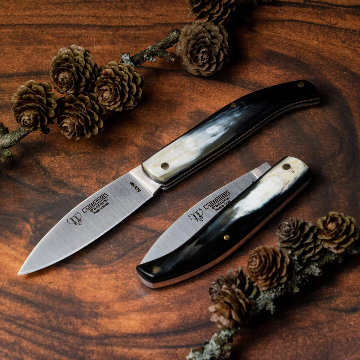 Cudeman Pastora Bull Horn Pocket Knife - Image 2