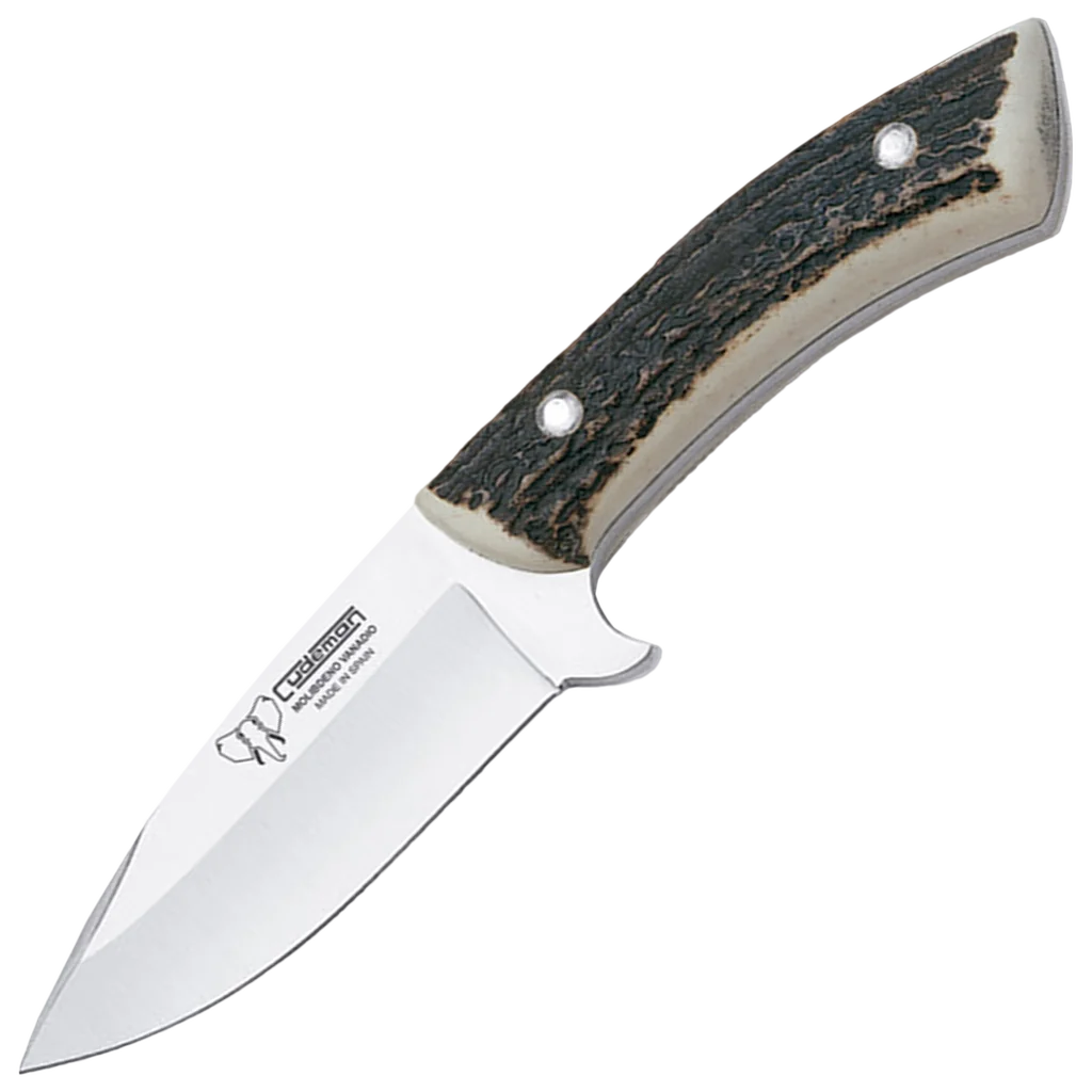Cudeman Polished Deer Stag Handle Skinner