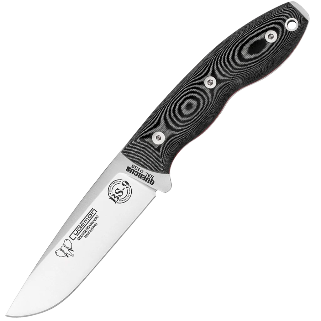 Cudeman Quercus Bushcraft Knife Black Micarta & Survival Kit