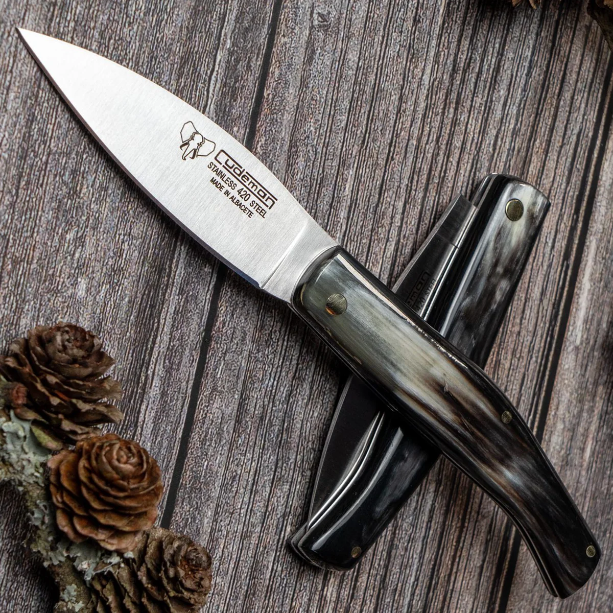 Cudeman Small Bull Horn Folding Knife - Image 2