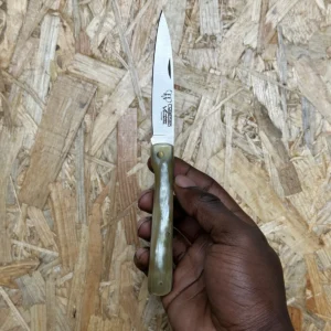 Alternative view of Cudeman Stilleto Pocket Knife with Bull horn handle 408-A
