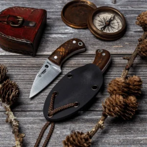 Alternative view of Cudeman Yoda Juma Brown with Kydex Sheath