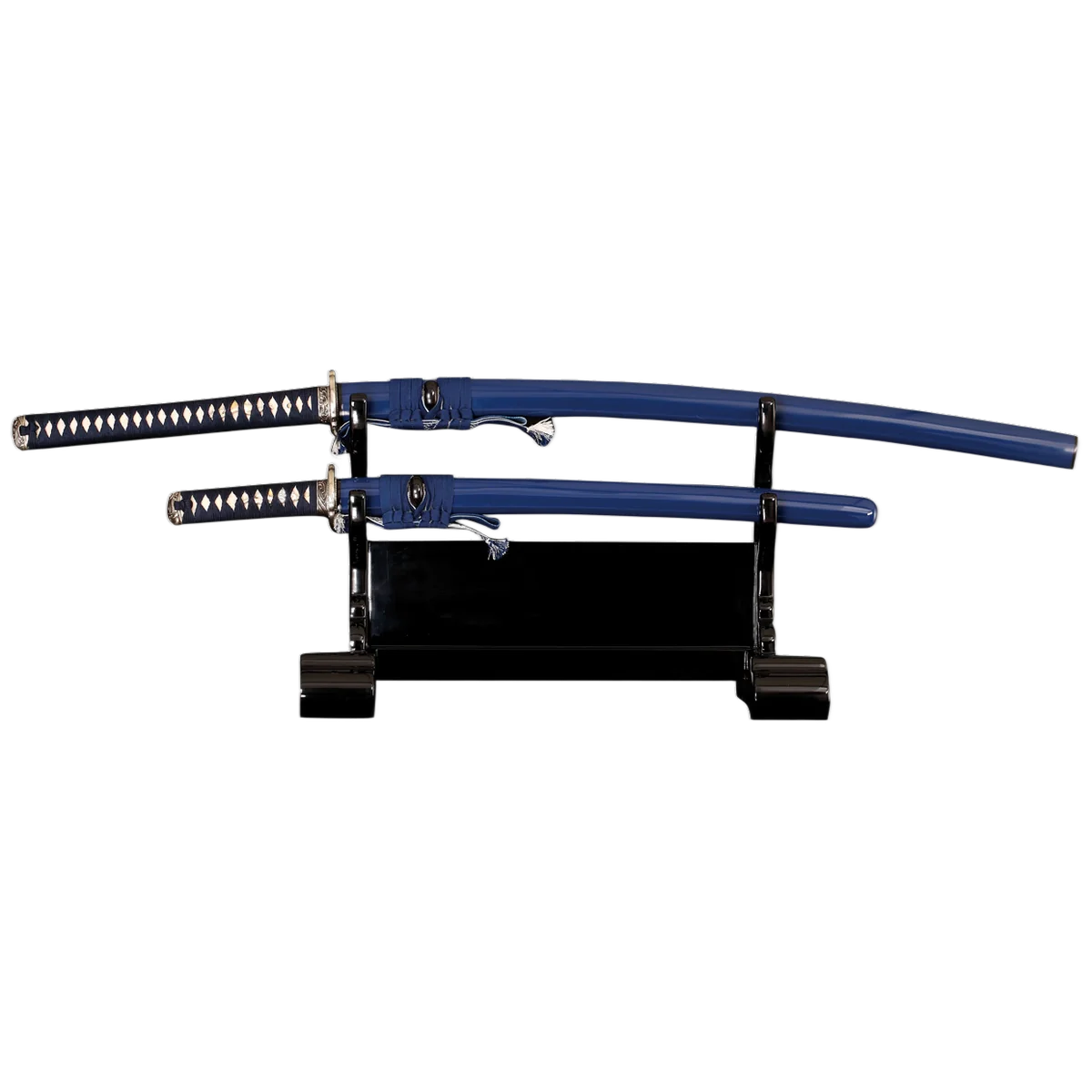 Dragon King Samurai Sword Stand-Black Lacquer - Image 2