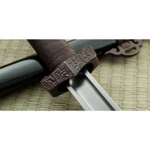 Alternative view of Dragon King Taotie Jian Longsword