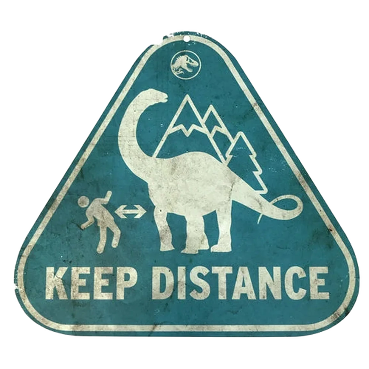 Factory Entertainment Jurassic World - Metal Warning Signs Scaled Prop Replica - Image 5