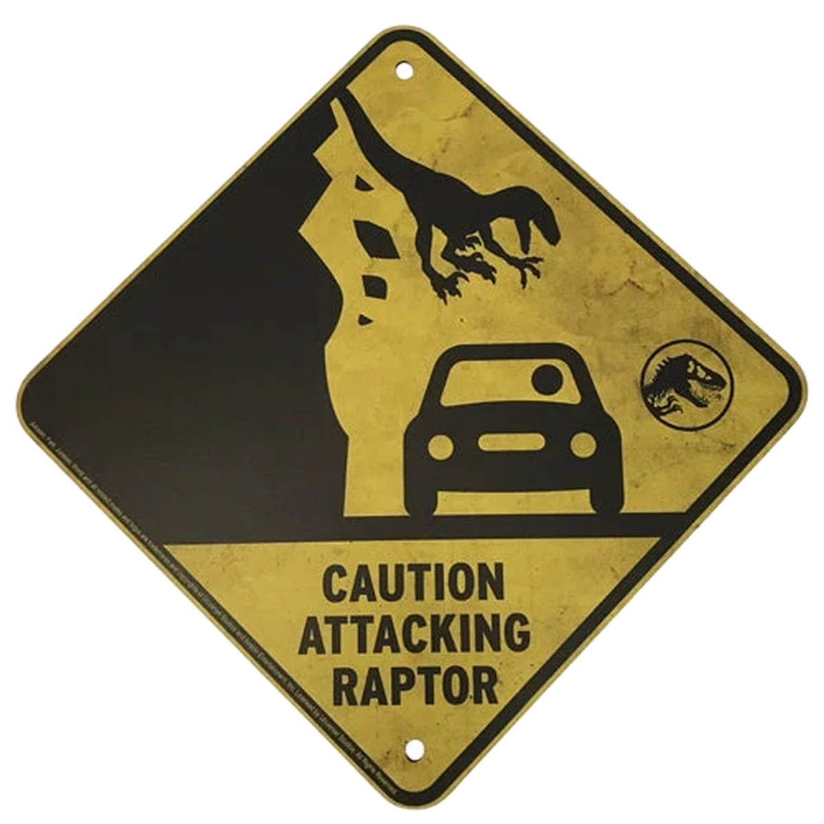 Factory Entertainment Jurassic World - Metal Warning Signs Scaled Prop Replica - Image 6