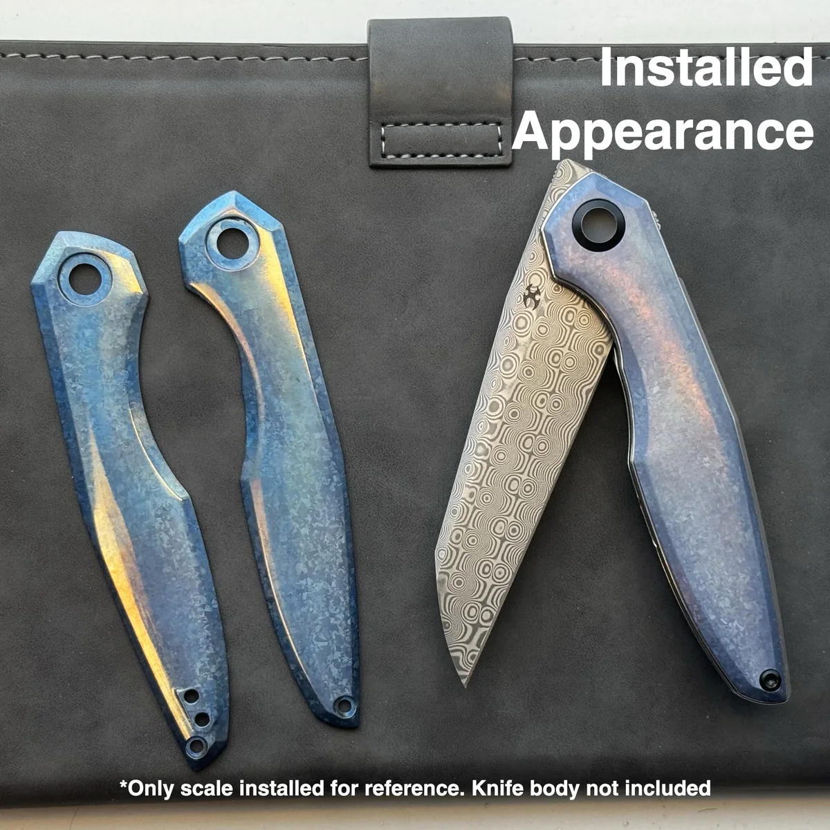 Kansept Blue Anodized Crystalized Titanium Scale - Image 2