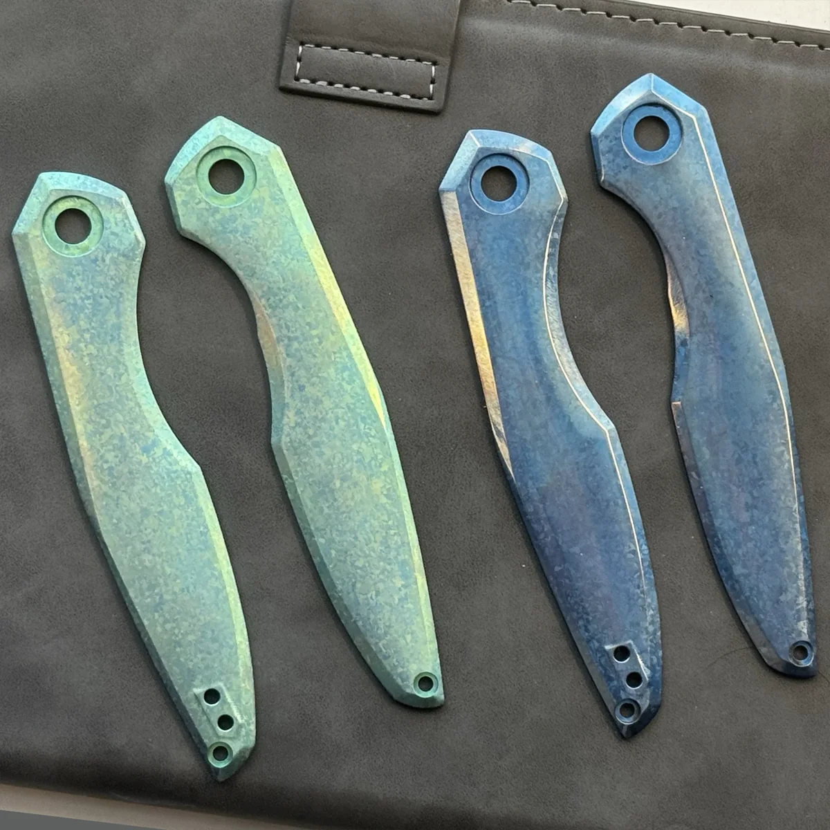 Kansept Blue Anodized Crystalized Titanium Scale - Image 3