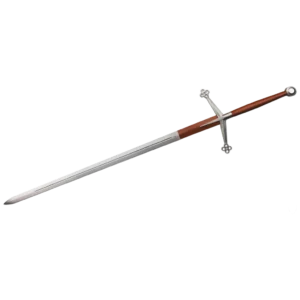 Kingston Arms Scottish Claymore Brown Handle w/Brown Ricasso
