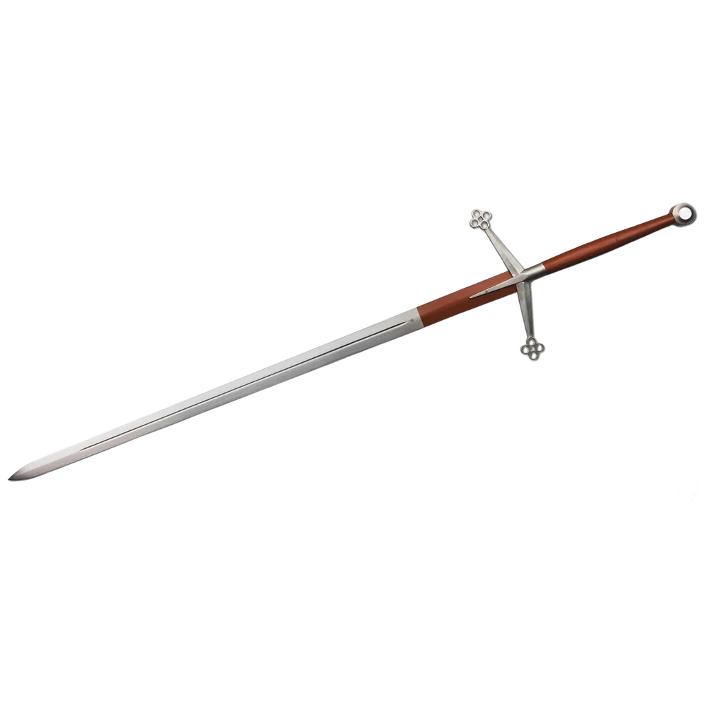 Kingston Arms Scottish Claymore Brown Handle w/Brown Ricasso