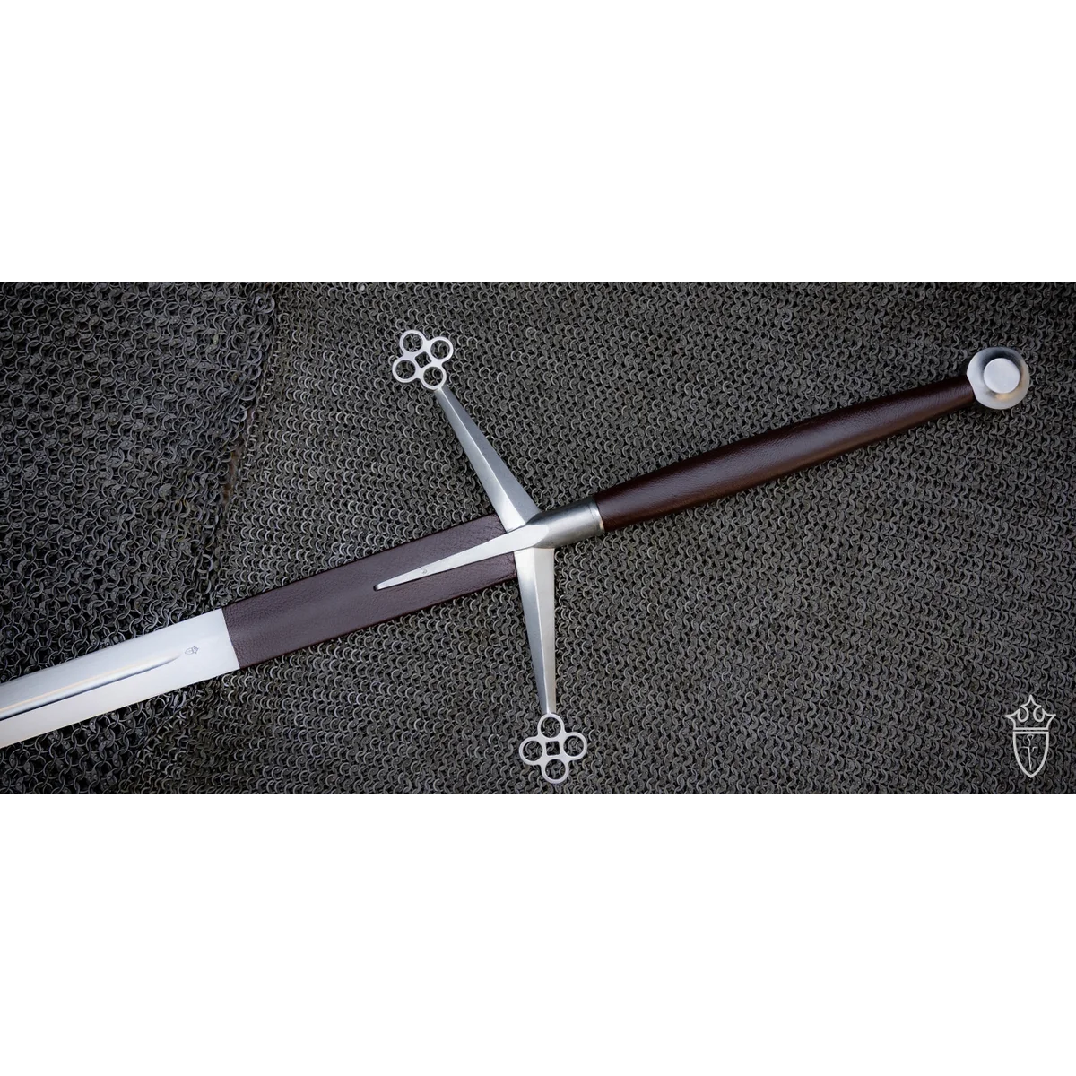 Kingston Arms Scottish Claymore Brown Handle w/Brown Ricasso - Image 4