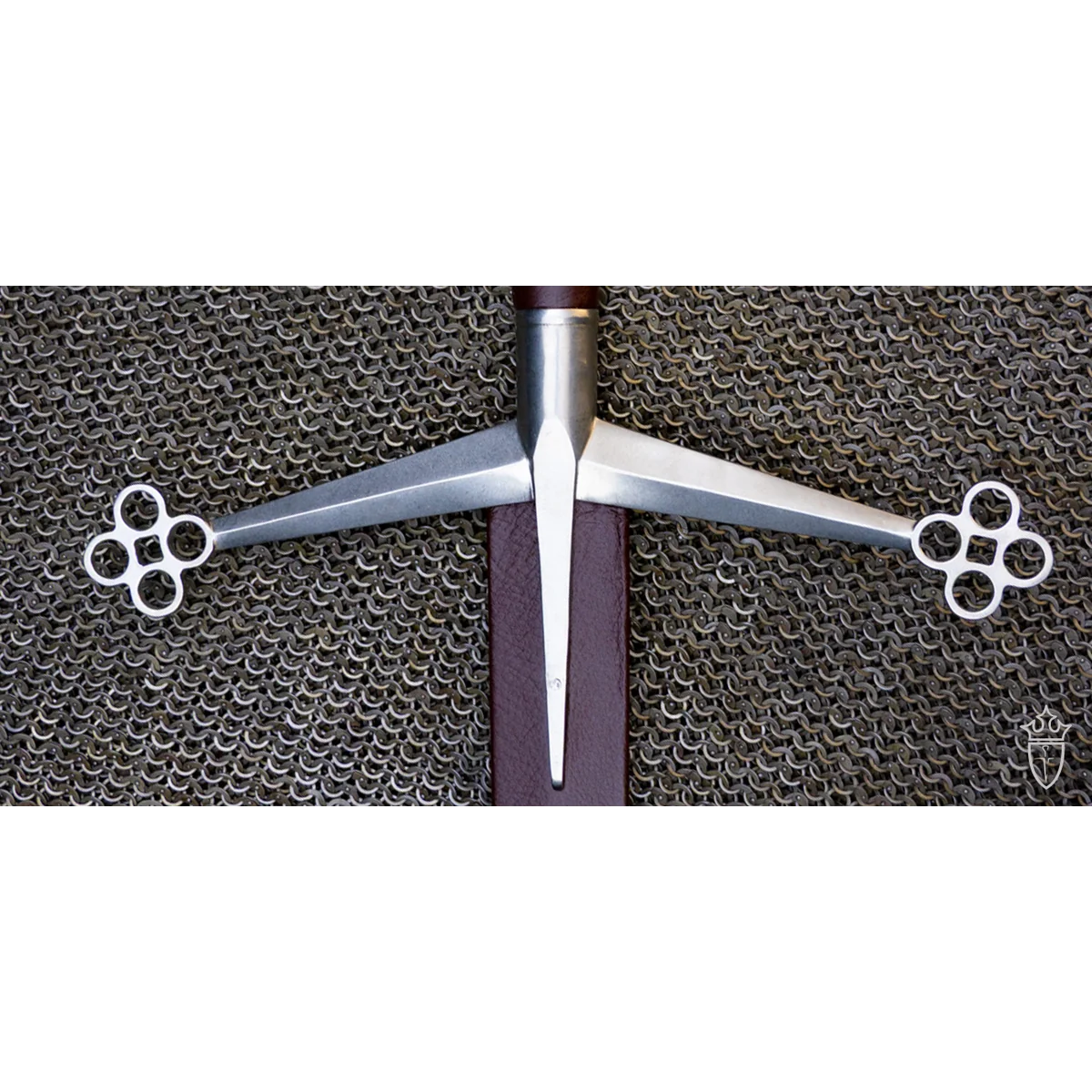 Kingston Arms Scottish Claymore Brown Handle w/Brown Ricasso - Image 5