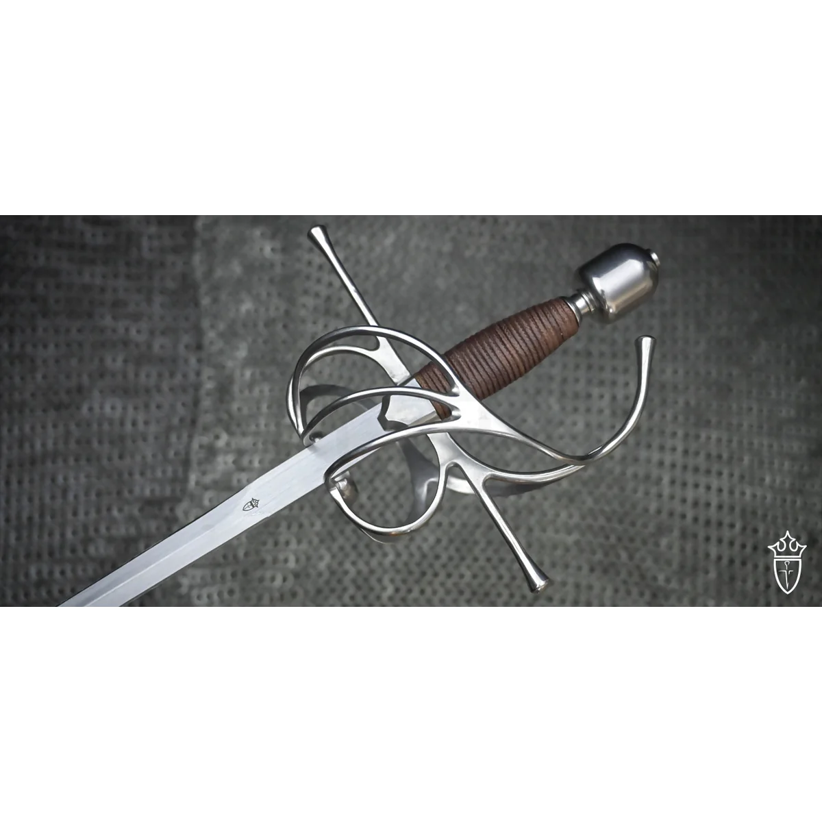 Kingston Arms Swept Hilt Rapier Polished - Image 3