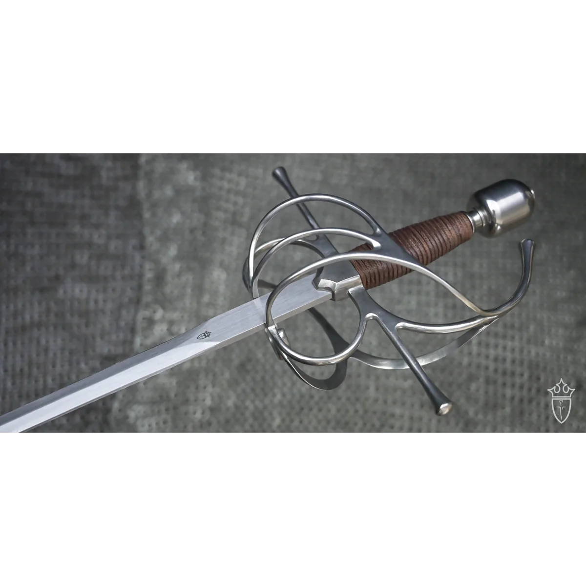 Kingston Arms Swept Hilt Rapier Polished - Image 4