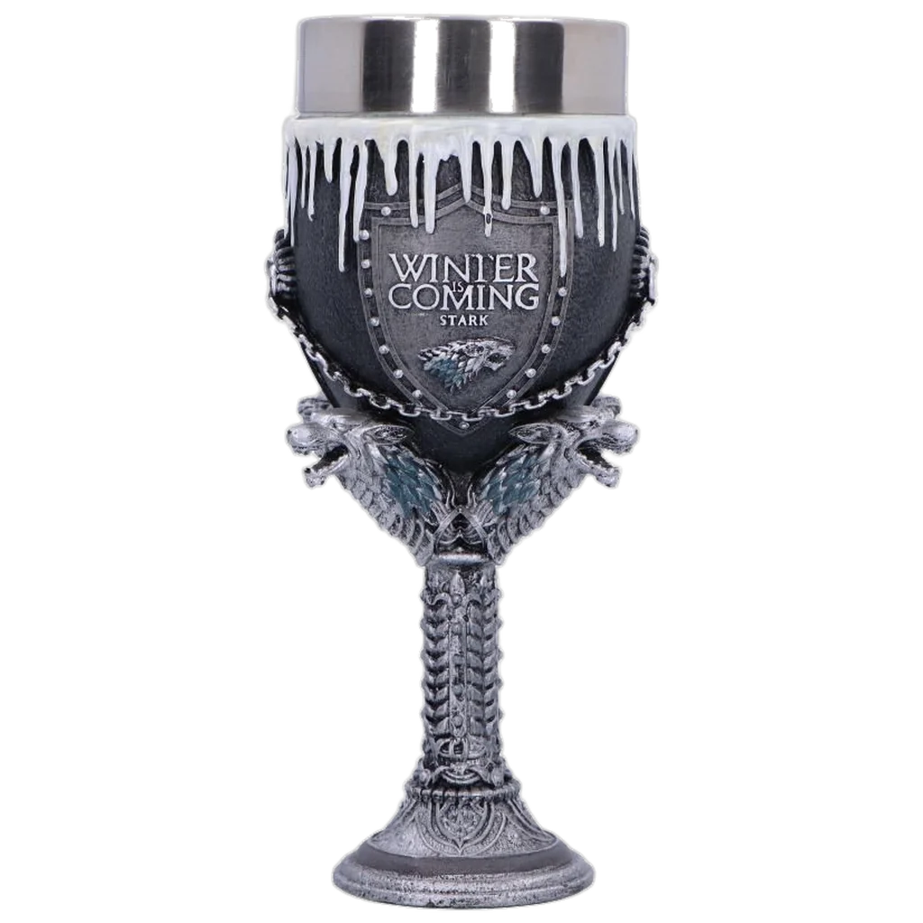 Nemesis Now Game of Thrones House Stark Goblet Wine Glass 17.5cm
