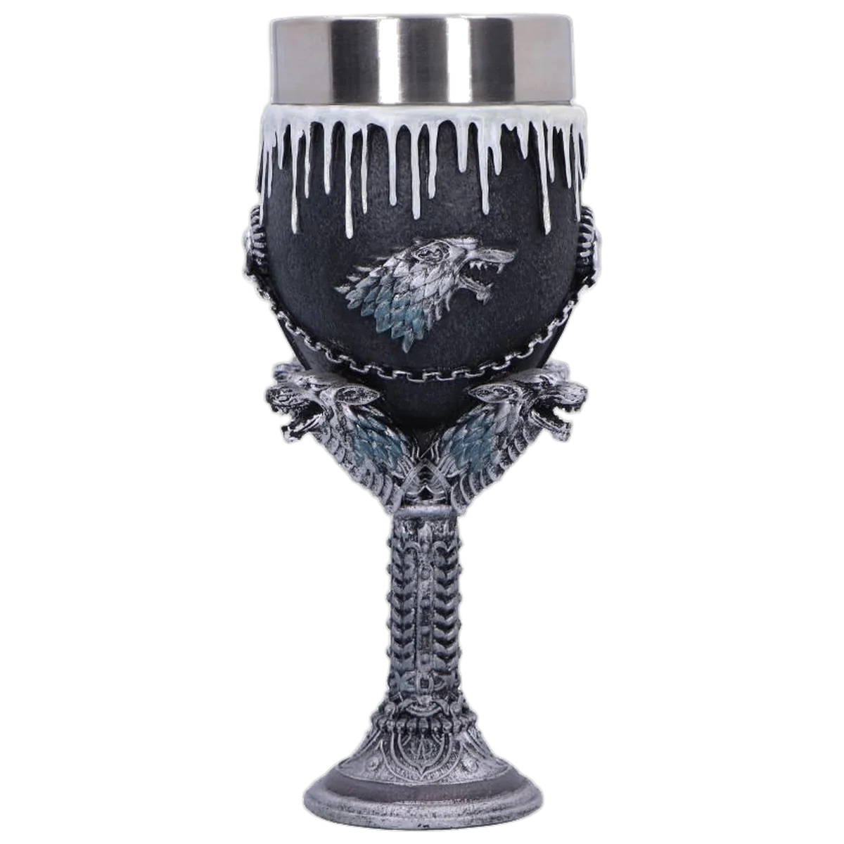 Nemesis Now Game of Thrones House Stark Goblet Wine Glass 17.5cm - Image 3