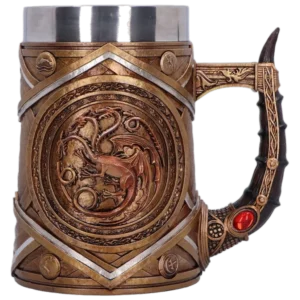 Nemesis Now House of the Dragon Targaryen Crown and Dagger Tankard 16cm