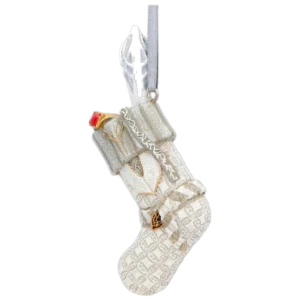 Alternative view of Nemesis Now Lord of the Rings Gandalf the White Stocking Hanging Ornament 7.5cm